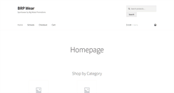 Desktop Screenshot of brpwear.com