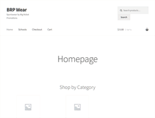Tablet Screenshot of brpwear.com